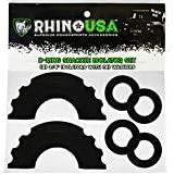 imageRhino USA DRing Shackle Isolators 2 with Washers Included 4 Fits Standard 34 Shackles Protect Your Shackles from Damage ampamp Prevents RattlingBlack Set