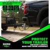 imageRhino USA Adjustable Trailer Hitch 25Inch Receiver  Heavy Duty Aluminum Tow Hitches with 8Inch DropRise for Truck 18500 LBS GTW  Weatherproof Double AntiTheft Locking Hitch Pins SilverBrushed Aluminum