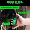 imageRhino USA Digital Tire Pressure Gauge 150 PSI 4 Ranges Ergonomic Design wLighted Nozzle ampamp LCD Backlit Display  Certified Accurate Readings Best Digital Gage BlackGreen