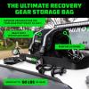 imageRhino USA Heavy Duty Recovery Gear Storage Bag  Ultimate Recovery Kit Equipment Bag For OffRoad Gear and 4x4 Accessories  Fits Tow Straps Shackles Snatch Block and UTV AccessoriesGreenCamo