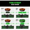 imageRhino USA Recovery Tow Strap 2quot x 20  20024lb Break Strength  Emergency Recovery Strap Tow Rope for UTV ATV ampamp More  Heavy Duty Towing Strap for Offroad 4x4 Use  Compatible with RZR and CanAmOrange