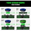 imageRhino USA Recovery Tow Strap 2quot x 20  20024lb Break Strength  Emergency Recovery Strap Tow Rope for UTV ATV ampamp More  Heavy Duty Towing Strap for Offroad 4x4 Use  Compatible with RZR and CanAmBlue