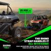 imageRhino USA Recovery Tow Strap 2quot x 20  20024lb Break Strength  Emergency Recovery Strap Tow Rope for UTV ATV ampamp More  Heavy Duty Towing Strap for Offroad 4x4 Use  Compatible with RZR and CanAmBlue