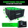 imageRhino USA Rooftop Cargo Carrier for Car Storage 177 Cubic Feet Heavy Duty Waterproof Roof Top Bag with Industrial Grade Zippers  Used for All Vehicle withWithout Rack Carriers  Lock IncludedGreen
