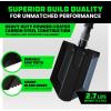 imageRhino USA Survival Shovel wPick  Heavy Duty Carbon Steel Military Style Entrenching Tool for Off Road Camping Gardening Beach Digging Dirt Sand Mud ampamp Snow Survival ShovelBlack