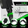 imageRhino USA Survival Shovel wPick  Heavy Duty Carbon Steel Military Style Entrenching Tool for Off Road Camping Gardening Beach Digging Dirt Sand Mud ampamp Snow Survival ShovelBlack