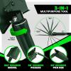 imageRhino USA Survival Shovel wPick  Heavy Duty Carbon Steel Military Style Entrenching Tool for Off Road Camping Gardening Beach Digging Dirt Sand Mud ampamp Snow Survival ShovelGreen