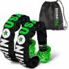 imageRhino USA Synthetic Soft Shackle Rope 1Pack  38 Inch x 22 Inch 31400lb Min Break Strength Offroad Soft Shackle Recovery Kit for Truck UTV ATV  Compatible with Jeep Toyota Ford ampamp MoreGreen