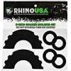 imageRhino USA DRing Shackle Isolators 2 with Washers Included 4  Fits Standard 34 Shackles  Protect Your Shackles from Damage ampamp Prevents RattlingBlack Set