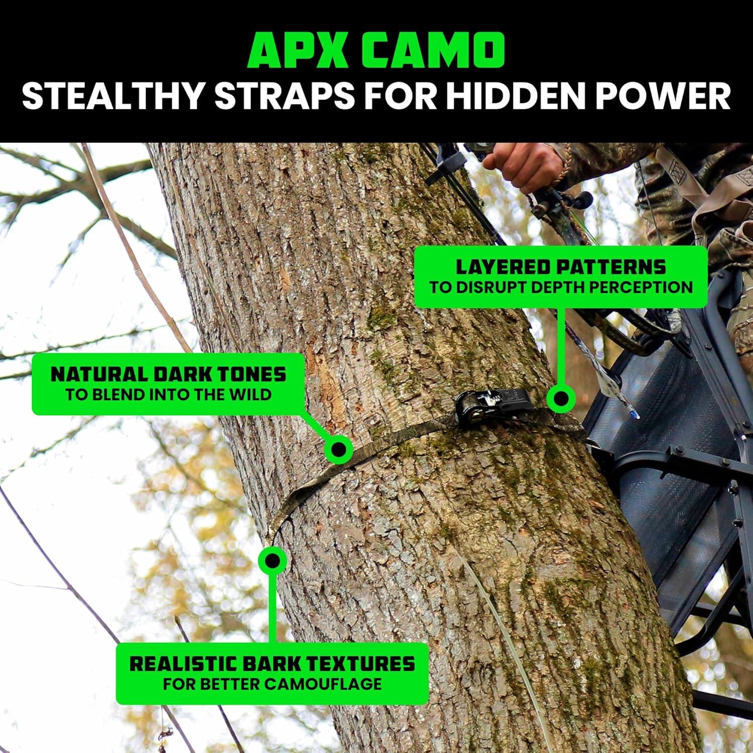 imageRhino USA Ratchet Straps Tie Downs 4Pack  1 Inch x 15 Feet 1823lb Break Strength  Ultimate Tie Down Straps with Safety S Hooks  for Trucks Cargo Moving Appliances  BlueRealtree Camo