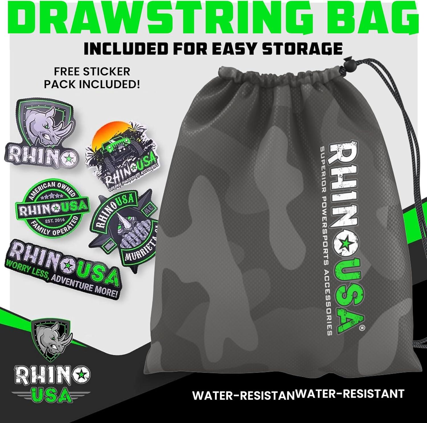 imageRhino USA Ratchet Straps Tie Downs 4Pack  1 Inch x 15 Feet 1823lb Break Strength  Ultimate Tie Down Straps with Safety S Hooks  for Trucks Cargo Moving Appliances  BlueGreen