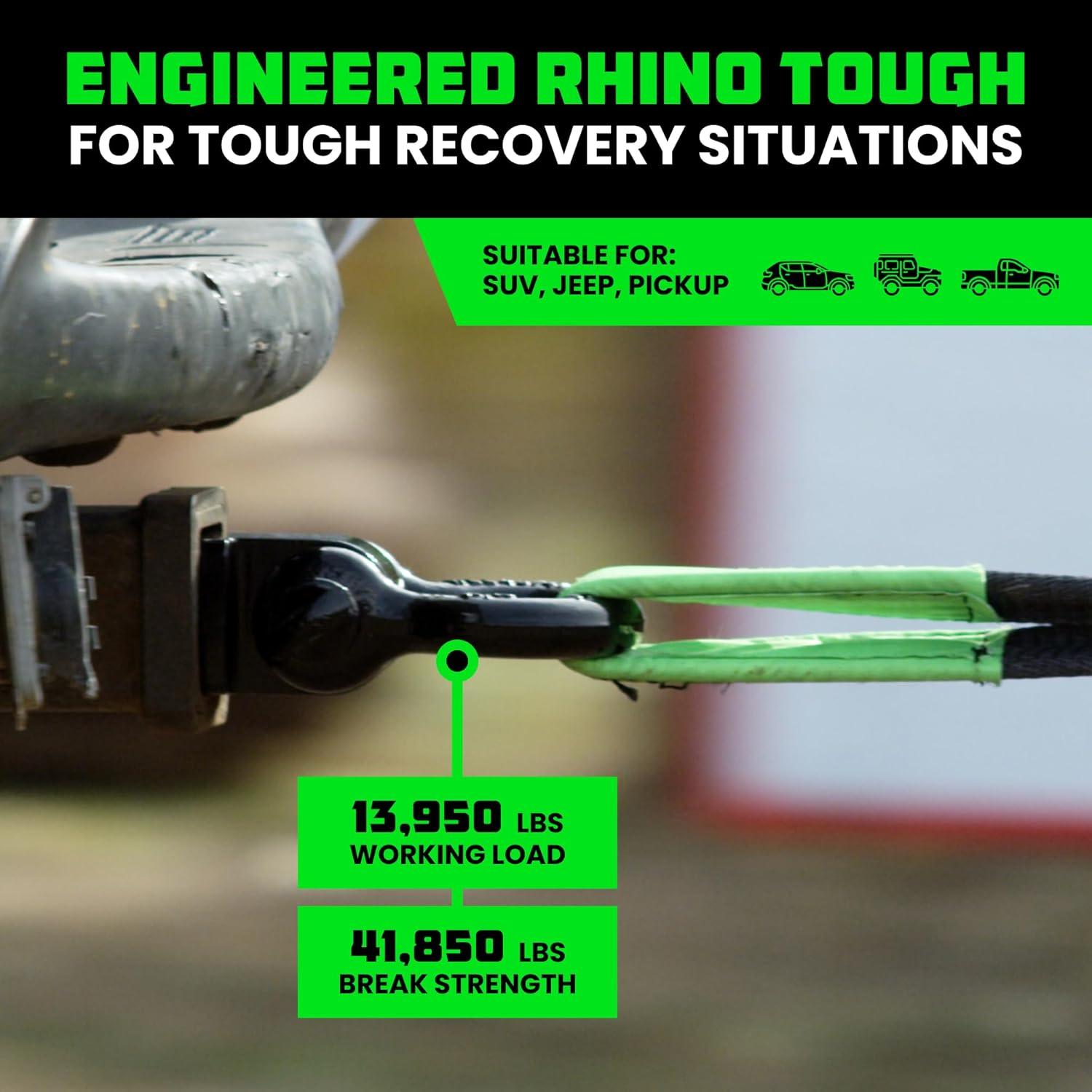 imageRhino USA Shackle Hitch Receiver Fits 2quot Receivers Best Towing Accessories for Trucks Jeep Toyota ampamp More  Connect Your Rhino Tow Strap for Vehicle Recovery Mounts to 2quot Receiver Hitches GrayMISSING INFORMATION Cannot determine actual color