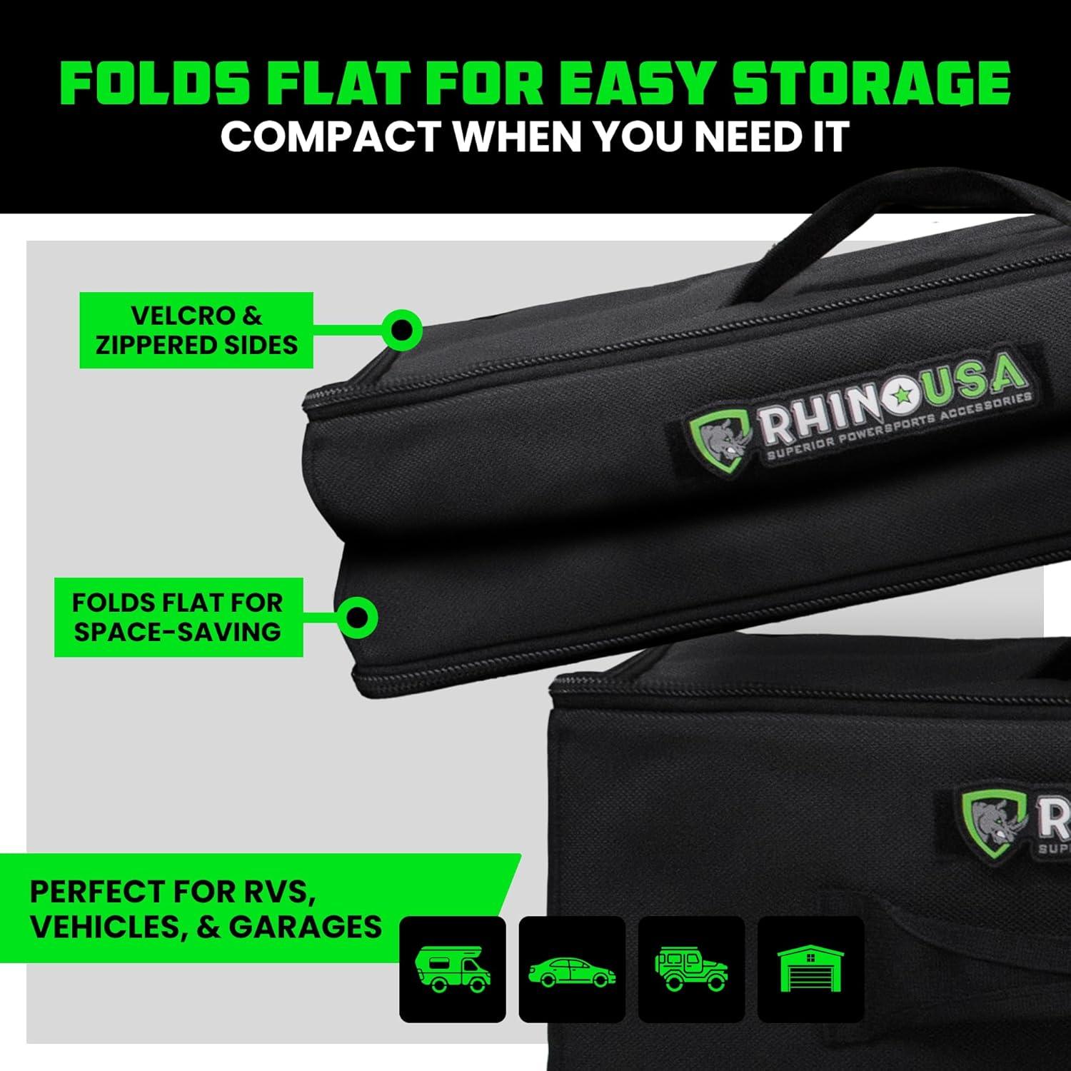 imageSoftSided Overland Storage Bag  Tactical Gear Tote for Camping Essentials SUV Trunk Organizer Bushcraft Gear Camper Organization Travel Bag with Dividers ampamp Customizable Patch Panel L BlackBlack