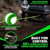 imageRhino USA Kinetic Recovery Tow Rope Heavy Duty Offroad Snatch Strap for UTV ATV Truck Car Tractor  Ultimate Elastic Straps Towing Gear  Backed for Life 1quot x 30 GreenGreen