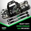 imageRhino USA Kinetic Rope Recovery Kit 78in x 30ft  Heavy Duty Offroad Snatch Strap  Includes 2 Soft Shackle for UTV ATV Truck Car Jeep TractorBlack  Kit