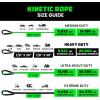 imageRhino USA Kinetic Rope Recovery Kit 78in x 30ft  Heavy Duty Offroad Snatch Strap  Includes 2 Soft Shackle for UTV ATV Truck Car Jeep TractorGreen  Kit