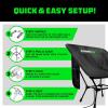 imageRhino USA Portable Camping Chair 400lbs Capacity  Collapsible Compact Lightweight Camp Chair for Backpacking Hiking ampamp Fishing  Small Foldable and Portable Camping Chairs for Adults and KidsBlack