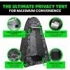 imageRhino USA Portable Pop Up Privacy Changing Tent  Ultimate Outdoor Camping Shower Camp Toilet Rain Shelter for Beach and Camping  Lightweight and Sturdy Instant Setup While OnTheGo