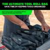 imageRhino USA Tool Bag Roll  Heavy Duty Canvas Organizer Pouch for Tools  Ultimate Travel Tool Storage Kit for UTV Car Truck 4x4 Offroad  Upgraded with Labeled ampamp Removable Pouches  Secured for LifeCamo