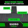 imageRhino USA Tow Hitch Step for 2IN Receivers AntiSlip Grip Reflective Material and Bumper Protection Perfect for Trucks SUVs and More  Locking Trailer Hitch Pin Included  Black2 Inch Receiver
