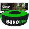 imageRhino USA Tree Saver Tow Strap 3quot x 8  31518lb Break Strength  Emergency Recovery Strap Winch Extension for Truck UTV ATV ampamp More  Heavy Duty Straps Compatible with Jeep Ford Toyota BlackGreen
