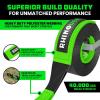 imageRhino USA Tree Saver Tow Strap 3quot x 8  31518lb Break Strength  Emergency Recovery Strap Winch Extension for Truck UTV ATV ampamp More  Heavy Duty Straps Compatible with Jeep Ford Toyota BlackBlack