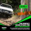 imageRhino USA Tree Saver Tow Strap 3quot x 8  31518lb Break Strength  Emergency Recovery Strap Winch Extension for Truck UTV ATV ampamp More  Heavy Duty Straps Compatible with Jeep Ford Toyota BlackOrange