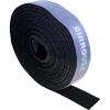 imageRhino USA Hook and Loop Tape Roll  HeavyDuty Reusable NonAdhesive Interlocking Fastener for Straps Cords ampamp Gear Organization  1quot x 25  Black1 X 25