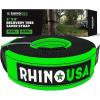 imageRhino USA Tree Saver Tow Strap 3quot x 8  31518lb Break Strength  Emergency Recovery Strap Winch Extension for Truck UTV ATV ampamp More  Heavy Duty Straps Compatible with Jeep Ford Toyota BlackBlack