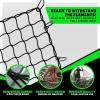 imageRhino USA Bungee Cargo Net Set  Ultimate Cargo Accessory Includes Carry Case Carabiners 4 x 6 Net 15quot x 15quot MiniNet For pickup truck bed SUV Motorcycle Rack ATV Small Trailer Cargo  Black