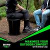 imageRhino USA XL Portable Toilet for Camping 400lbs Capacity Retractable Portable Toilet for Adults amp Kids with Adjustable Height 416 Inches Collapsible Portable Potty Camping Toilet for CampCar