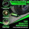 imageRhino USA Heavy Duty Rubber Wheel Chocks for Trucks Trailers Tires RVs amp Air Planes  Durable NonSlip Chocks for Maximum SafetyBlack