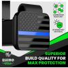imageRhino USA American Flag Trailer Hitch Cover for 2 Inch Receivers  Protects Tow Hitch Covers from Dust Water Mud and Snow  Ultimate Hitch Covers for Trucks Jeep Tacoma Ford GMC amp MoreBlue
