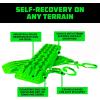 imageRhino USA OffRoad Recovery Traction Boards  2 Pack Ultimate Tire Traction Mountable Mats for 4X4 Vehicles in Sand Mud amp Snow Heavy Duty Zipper Carry Bag and Leashes Included  SandGreen
