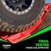 imageRhino USA OffRoad Recovery Traction Boards  2 Pack Ultimate Tire Traction Mountable Mats for 4X4 Vehicles in Sand Mud amp Snow Heavy Duty Zipper Carry Bag and Leashes Included  SandRed