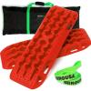 imageRhino USA OffRoad Recovery Traction Boards  2 Pack Ultimate Tire Traction Mountable Mats for 4X4 Vehicles in Sand Mud amp Snow Heavy Duty Zipper Carry Bag and Leashes Included  SandRed