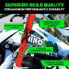 imageRhino USA Motorcycle Tie Down Straps 2 Pack Lab Inspected 2200lb Break Strength Steel Cambuckle Tiedown Set with Integrated Soft Loops  Better Than a Ratchet Strap YLW 2PackRed 2Pack