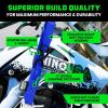 imageRhino USA Motorcycle Tie Down Straps 2 Pack Lab Inspected 2200lb Break Strength Steel Cambuckle Tiedown Set with Integrated Soft Loops  Better Than a Ratchet Strap YLW 2PackBlue 2Pack