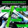 imageRhino USA Motorcycle Tie Down Straps 2 Pack Lab Inspected 2200lb Break Strength Steel Cambuckle Tiedown Set with Integrated Soft Loops  Better Than a Ratchet Strap YLW 2PackGreen 2Pack