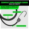 image:imageRhino USA Heavy Duty Bungee Cords amp Straps Bundle  28Piece Assorted Set  12 Rubber Outdoor Bungees with Adjustable Hooks Tarp Clips Canopy Ties Ball Bungie  Weather amp UV Resistant
