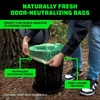 image:imageRhino USA Portable Toilet Bags Scented 2 Rolls Camping Toilet Bags for Outdoor 5 Gallon PottyBucket  Replacement PoopWaste Bag with Mint Scent for Outdoor Porta PottyGreen