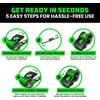 image:imageRhino USA x Realtree Retractable Ratchet Straps 2PK 2x 9 3033lb Break Strength Heavy Duty Auto Self Retracting Tie Down Straps for Truck Cargo Trailer Motorcycle ATV UTV Realtree APX CamoGreen