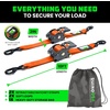 image:imageRhino USA x Realtree Retractable Ratchet Straps 2PK 2x 9 3033lb Break Strength Heavy Duty Auto Self Retracting Tie Down Straps for Truck Cargo Trailer Motorcycle ATV UTV Realtree APX CamoOrange