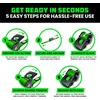 image:imageRhino USA x Realtree Retractable Ratchet Straps 2PK 2x 9 3033lb Break Strength Heavy Duty Auto Self Retracting Tie Down Straps for Truck Cargo Trailer Motorcycle ATV UTV Realtree APX CamoGreen