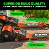 image:imageRhino USA x Realtree Retractable Ratchet Straps 2PK 2x 9 3033lb Break Strength Heavy Duty Auto Self Retracting Tie Down Straps for Truck Cargo Trailer Motorcycle ATV UTV Realtree APX CamoOrange