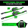 image:imageRhino USA x Realtree Retractable Ratchet Straps 2PK 2x 9 3033lb Break Strength Heavy Duty Auto Self Retracting Tie Down Straps for Truck Cargo Trailer Motorcycle ATV UTV Realtree APX CamoGreen