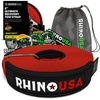 image:imageRhino USA Offroad Recovery Tow Strap 2in x 20ft  20024lb for UTVATV  20024lb Break Strength Emergency Recovery Strap Heavy Duty for Offroad 4x4 Compatible with RZR CanAm amp Polaris PinkRed