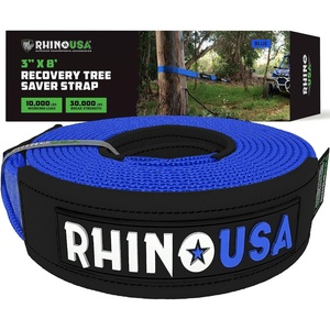 image:imageRhino USA Tree Saver Tow Strap 3in x 8ft  31518lb Winch Extension  31518lb Break Strength Extension Strap For Truck UTV ATV Compatible with Jeep Ford Toyota amp Winch Lines PinkBlue