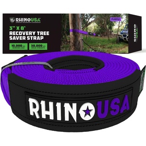 image:imageRhino USA Tree Saver Tow Strap 3in x 8ft  31518lb Winch Extension  31518lb Break Strength Extension Strap For Truck UTV ATV Compatible with Jeep Ford Toyota amp Winch Lines PinkPurple
