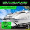 image:imageRhino USA Boat Transom Straps 2Pack  Trailer Tie Downs for BoatsBlack